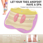 XL Shower Foot Scrubber Mat, Silicone Feet Massage Scrubber in Shower Clean - Image 4