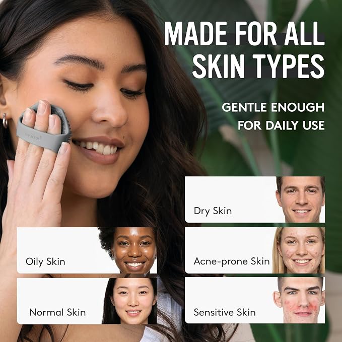 Sud Scrub® Antimicrobial Silicone Face Scrubber, 1 Pack, Gentle Face Exfoliator - Image 6