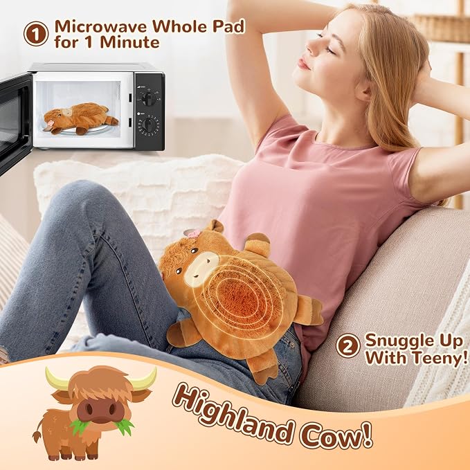 Microwave Heating Pad for Pain Relief, Back Pain, Neck Shoulder, Natural Heat - Image 2