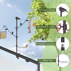YINGYM Deck Bird Feeder Pole Porch Multi-Hooks Hanging Kit - Image 3