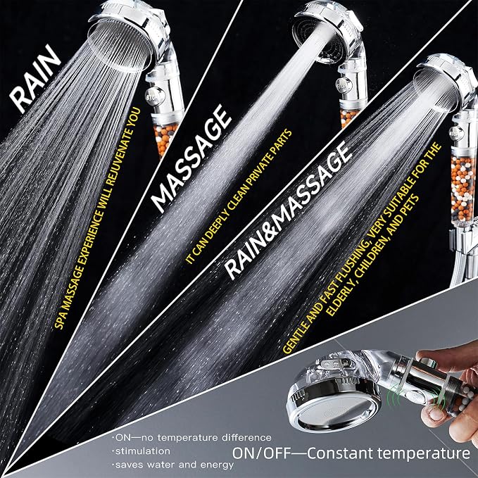 Filtered Shower Head with Handheld - Image 4