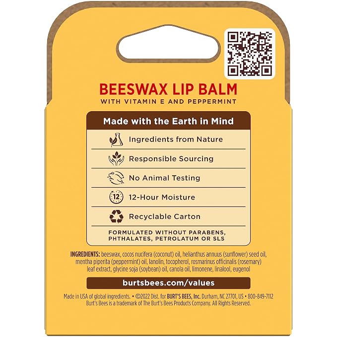 Burt's Bees 100% Natural Moisturizing Lip Balm - Image 11