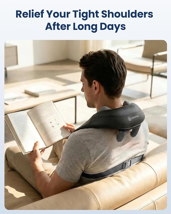 COMFIER Hands-Free Neck and Shoulder Massager - Image 2