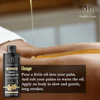 Organic - Vanilla Full Body Massage Oil - No Stain & Non-Sticky | - Image 4
