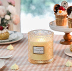 Vanilla Bean Candle, Large Decorative Glass Candle 19oz, Luxury Soy Wax Scented - Image 2