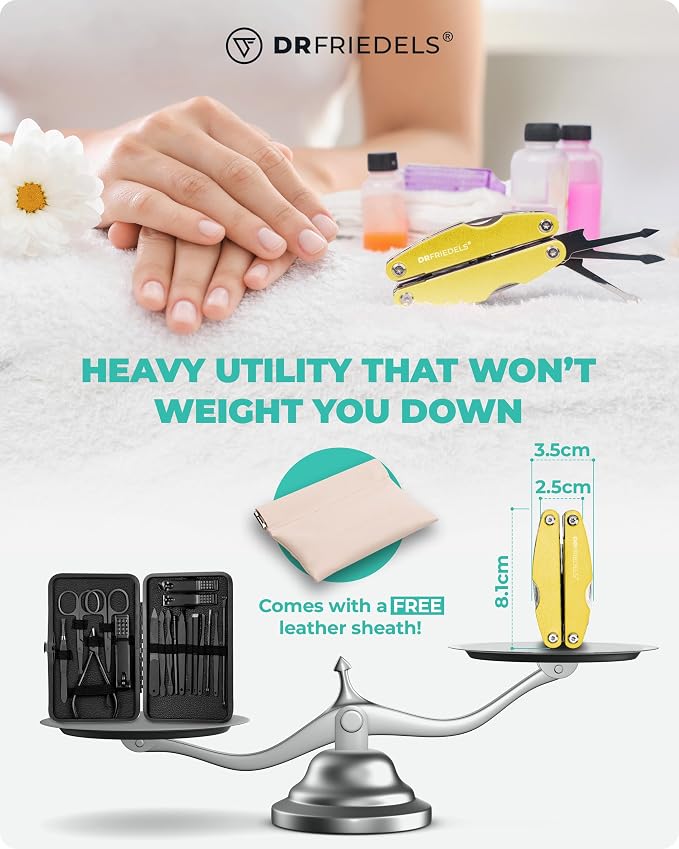Manicure and Pedicure Kit - 9 in 1 Professional Manicure Set - Image 5