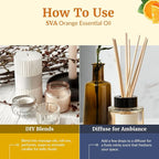 SVA Orange Essential Oil – 4 Fl Oz – 100% Natural Orange Oil - Image 6