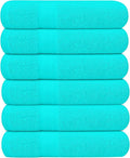 KAHAF COLLECTION 6 Pack Bath Towels Set 100% Ring Spun Cotton, Lightweight by KAHAF+COLLECTION