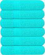 KAHAF COLLECTION 6 Pack Bath Towels Set 100% Ring Spun Cotton, Lightweight by KAHAF+COLLECTION