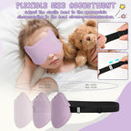 Kids Sleep Mask Eye Mask: 3D Contoured Cup Sleeping Masks, Blindfold - Image 2