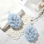 Boao 3 Pcs Bath Shower Pouf Sponge Mesh Pouf Shower Ball Exfoliating Body - Image 3