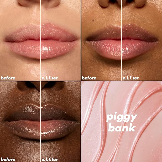 e.l.f. Glow Reviver Plumping Lip Oil, Tinted Lip Plumper - Image 3