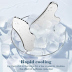 MoHern 2 Pcs Stainless Steel Gua Sha Tool, Gua Sha Facial Tools, Durable GuaSha - Image 3