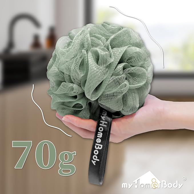 myHomeBody Large 70g Loofah Sponge, Bath Body Scrubber - Image 5