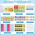 80PCS Spa Birthday Party Supplies, Include Face Masks, Lip Balm, Hand Cream - Image 2