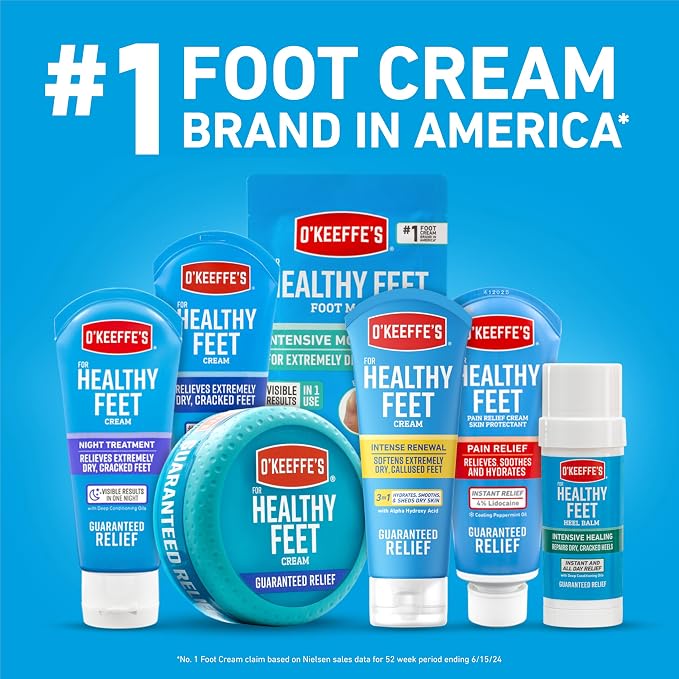 O'Keeffe's for Healthy Feet Intense Renewal Cream - 3 oz Tube - Chemically - Image 7