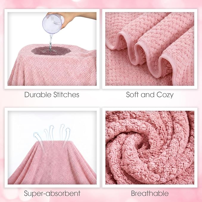 Peryiter Oversized Bath Towels Set of 6 - Image 4