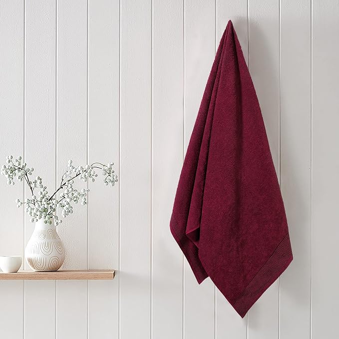 BELIZZI HOME Ultra Soft 2 Pack Oversized Bath Towel Set 28x55 inches, 100% - Image 3