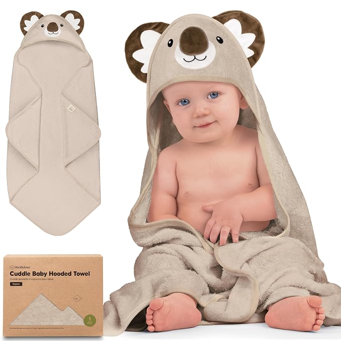 KeaBabies Hooded Baby Towel for Newborn by KeaBabies