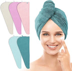 TENSTARS 5 Pack Thicken Microfiber Hair Towel Wrap by TENSTARS