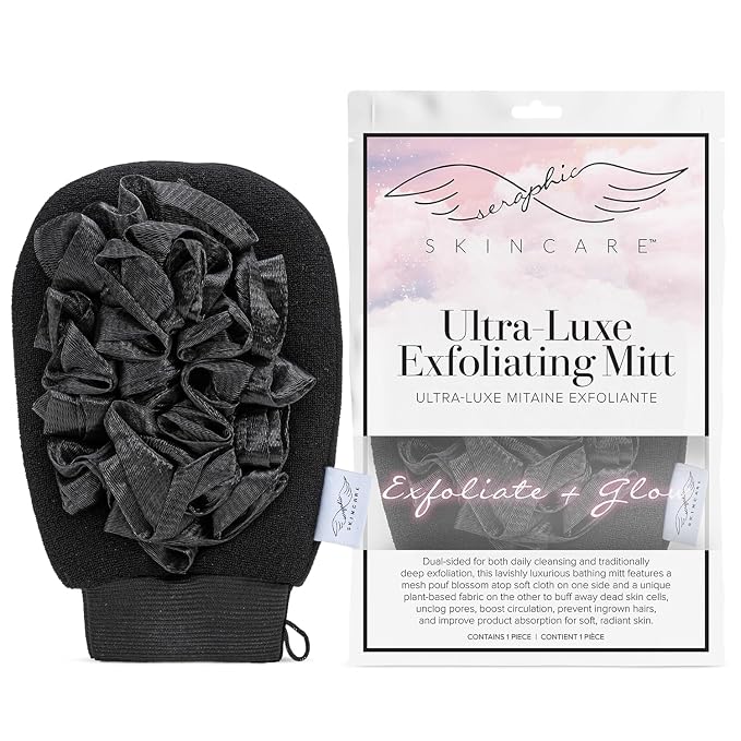 Seraphic Skincare Ultra-Luxe Exfoliating Mitt by SeraphicSkincare