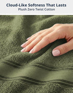Lane Linen 100% Cotton 4 Pack Bath Towels - Image 5