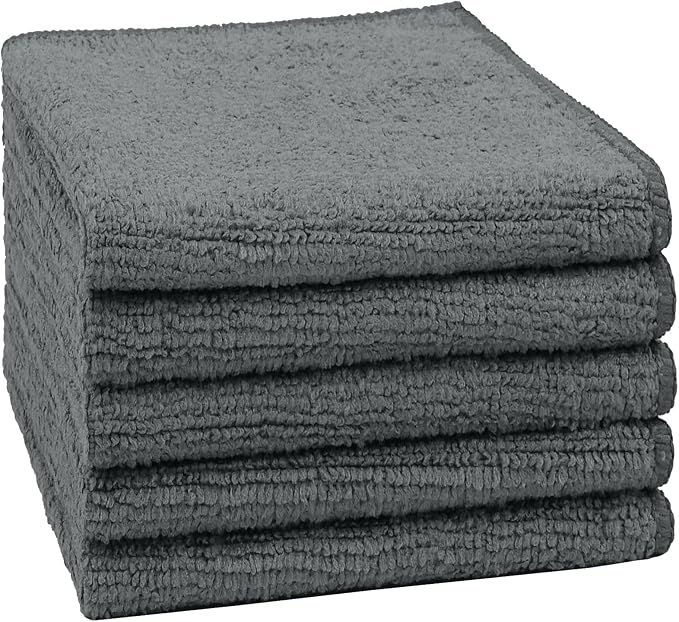 Orighty Washcloths, 5 Pack Microfiber Face Towels, Highly Absorbent and Soft by AllRightinOrighty