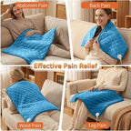 King Size Electric Heating Pad for Back Pain 32"x24" Extra Large Heating Pad - Image 3