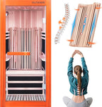 OUTEXER Infrared Sauna 1495W Wooden Saunas Spa Room Pacific Clear Cedar Wood - Image 2