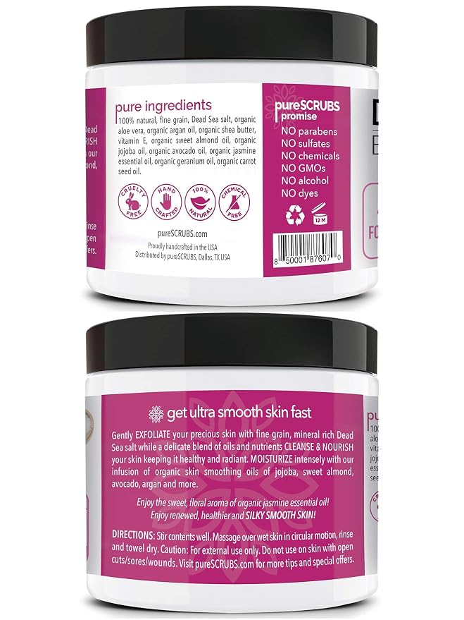 pureSCRUBS Premium Jasmine Body Scrub Set - Image 6