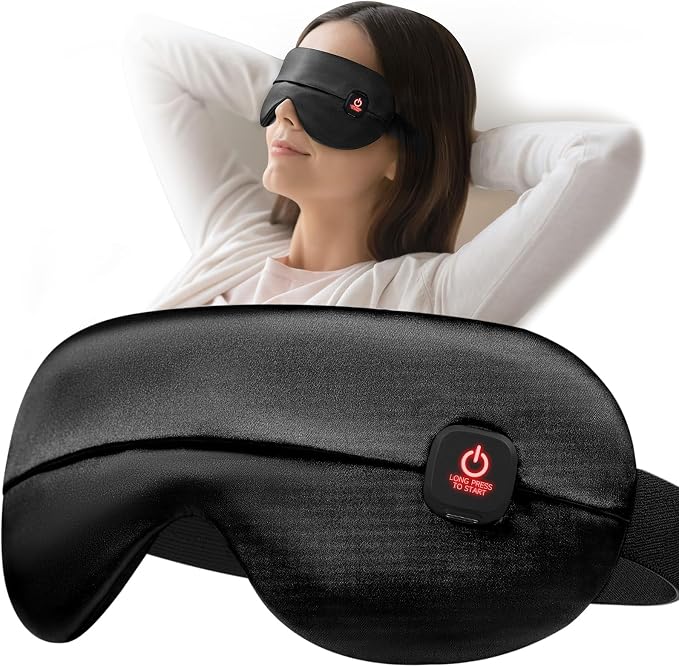YFONG Cordless Heated Eye Mask for Dry Eyes, Warm Eye Compress for Stye by YFONG
