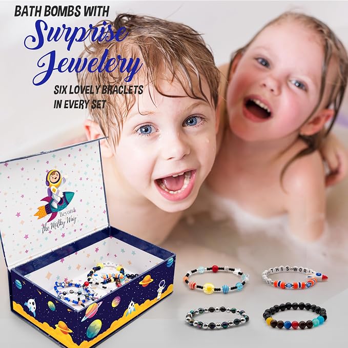 Bath Bombs for Kids with Surprise Inside, Bath Bombs with Surprise Jewelry & - Image 8