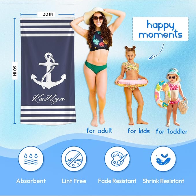 JML Personalized Beach Towel - Image 3