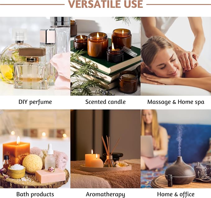 Folkulture Essential Oils Set for Diffuser | Set of 6 Luxury Floral & Oud - Image 7