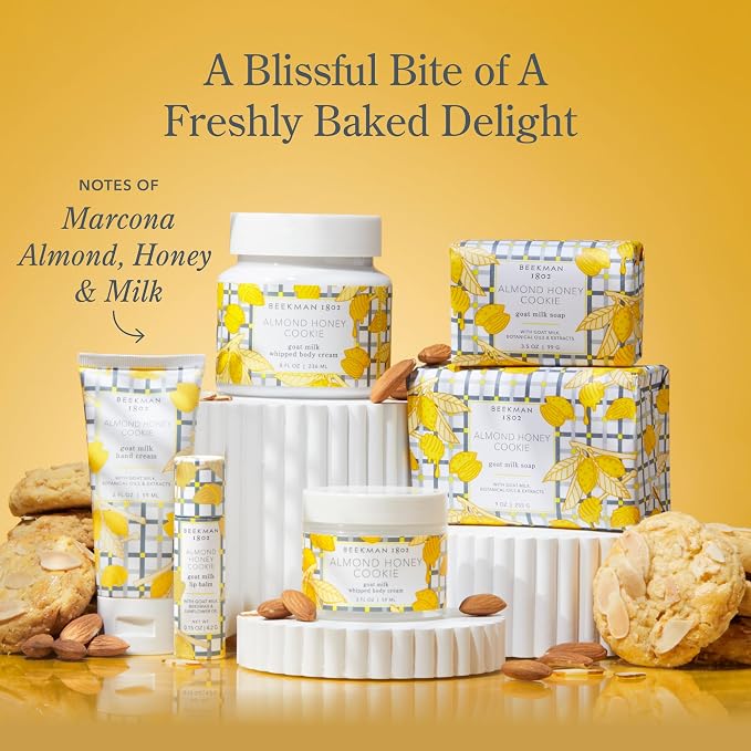 Beekman 1802 Goat Milk Hand Cream – Almond Honey Cookie – Scented – 2 oz – - Image 4