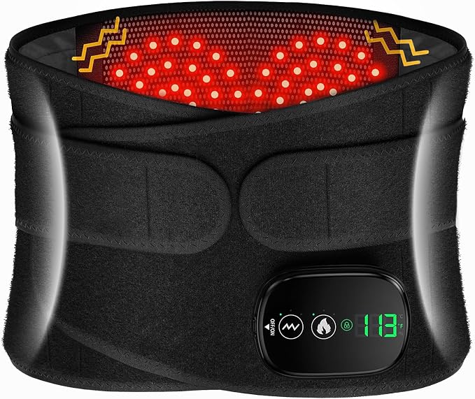 Lower Back Massager with Heat, Heating Pad by Unknown