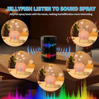 BOHOFAM Jellyfish Essential Oil Diffuser 250ML, Aroma Diffuser Hears Sound to - Image 2