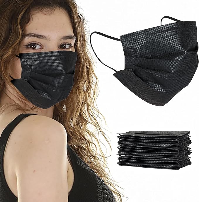 akgk 200pcs Disposable Face Masks, 3 Ply Disposable Masks - Image 9