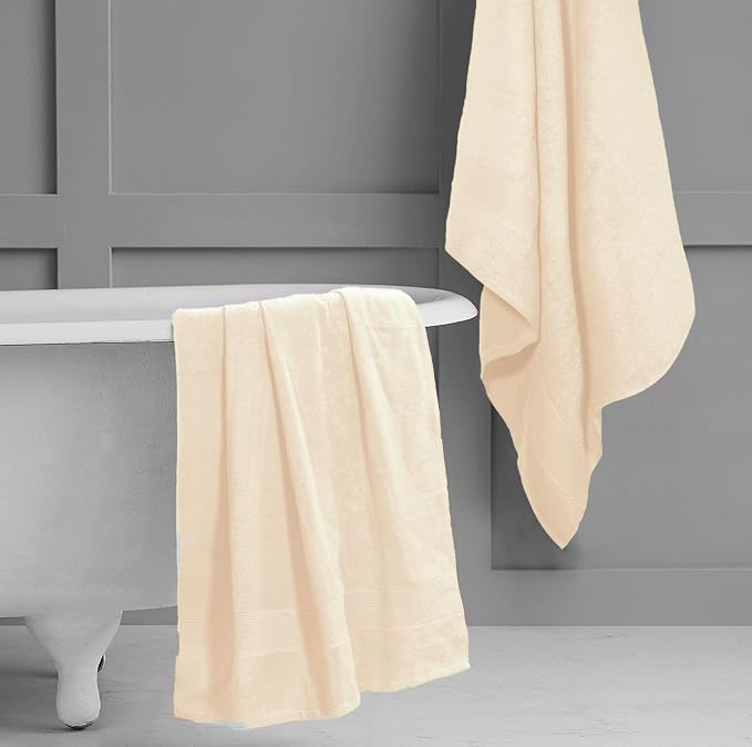 Belizzi Home Premium Cotton Oversized 2 Pack Bath Sheet 35x70-100% Pure Cotton - Image 4