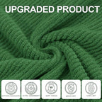 VOOVA & MOVAS Hunter Green Bath Towels, Bath Towels Set of 4, Large 30"x56" - Image 2