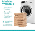 Pleasant Home Bath Towels Set of 6 100% Cotton, 515 GSM | Lightweight, Soft & - Image 5