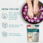 Foot Soak Epsom Salt with Tea Tree Oil 2 LB - Image 5