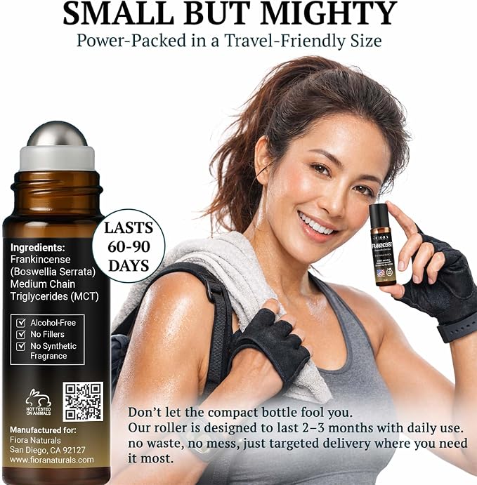 Frankincense Roll On – Pre-Diluted Frankincense Oil Essential Oil - Image 4