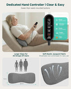 3-in-1 Rechargeable Electric Lumbar Support Pillow, Triple Support Air Lift - Image 8