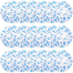 18Pcs Plastic Shower Caps for Women Waterproof Bath Caps Bathing Hair Cap by ZGQHZR