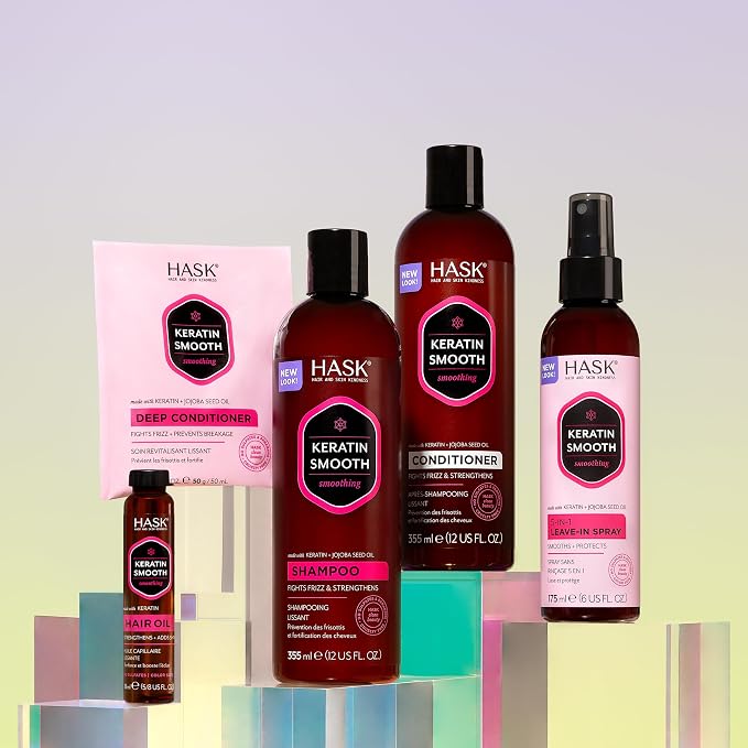 HASK KERATIN Smoothing Deep Conditioner Treatments - Image 9