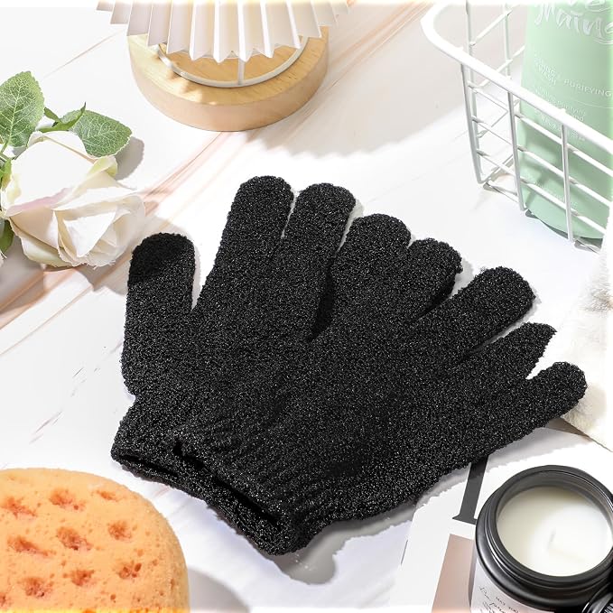 Ramede 30 Pair Exfoliating Glove Double Sided Exfoliating Bath Gloves Pack - Image 5