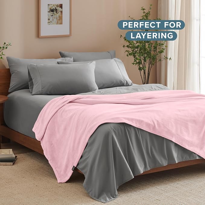 Bare Home Fleece Blanket - Image 8