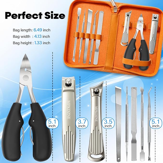 8-in-1 Heavy Duty Toenail & Fingernail Clippers - Image 8