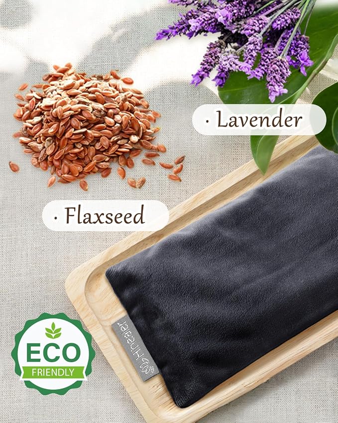 Lavender Eye Pillow for Relaxation, Sleep – Weighted Eye Mask for Headache - Image 3